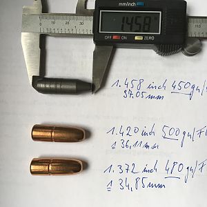 458 Bullet Comparison
