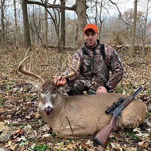 Hunting White-tailed Deer in USA