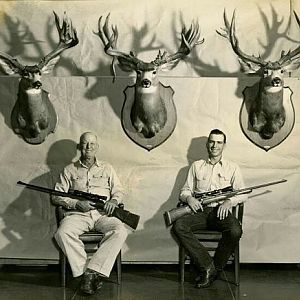 Hunters with their Mule Deer Trophies