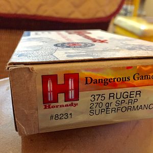 Hornady 375 Ruger