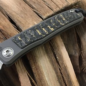 Snakeskin Carbon Fiber Rinkhals Slip Joint Folder from African Sporting Creations