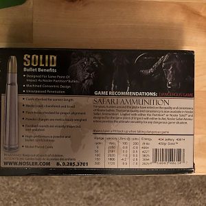 Nosler Ammunition