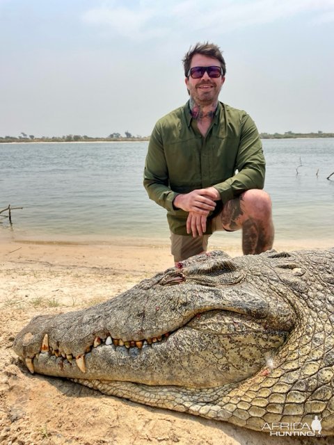 15.2 Feet Crocodile Hunt Caprivi Namibia