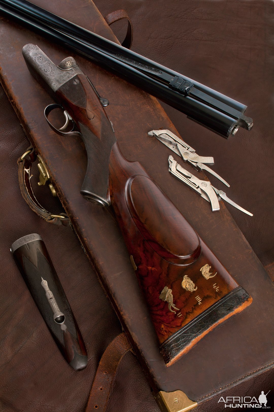 1921 Stewart Granger’s .577 Hand Detachable Lock Double Rifle