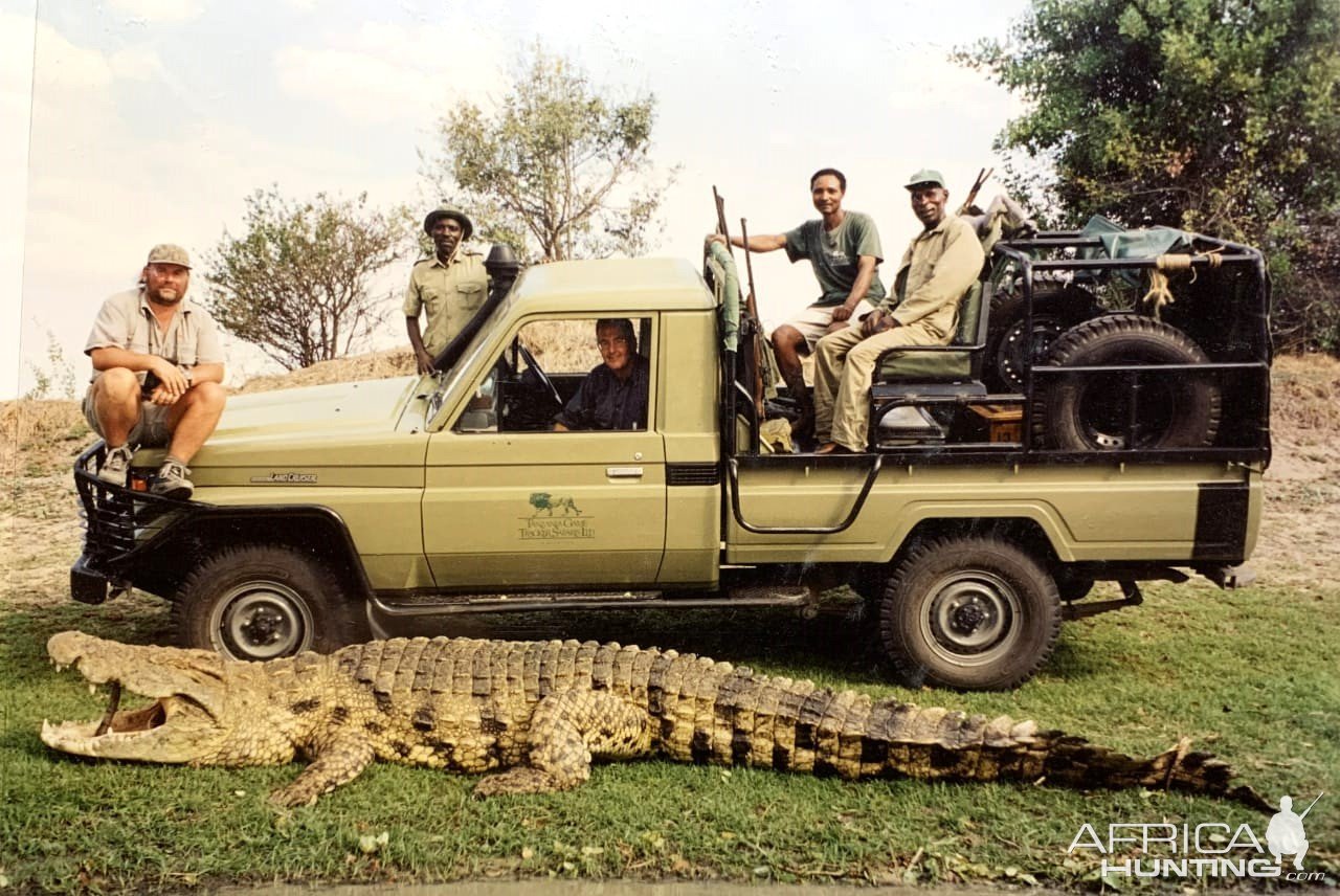 193 Inch Crocodile Hunt Zambia