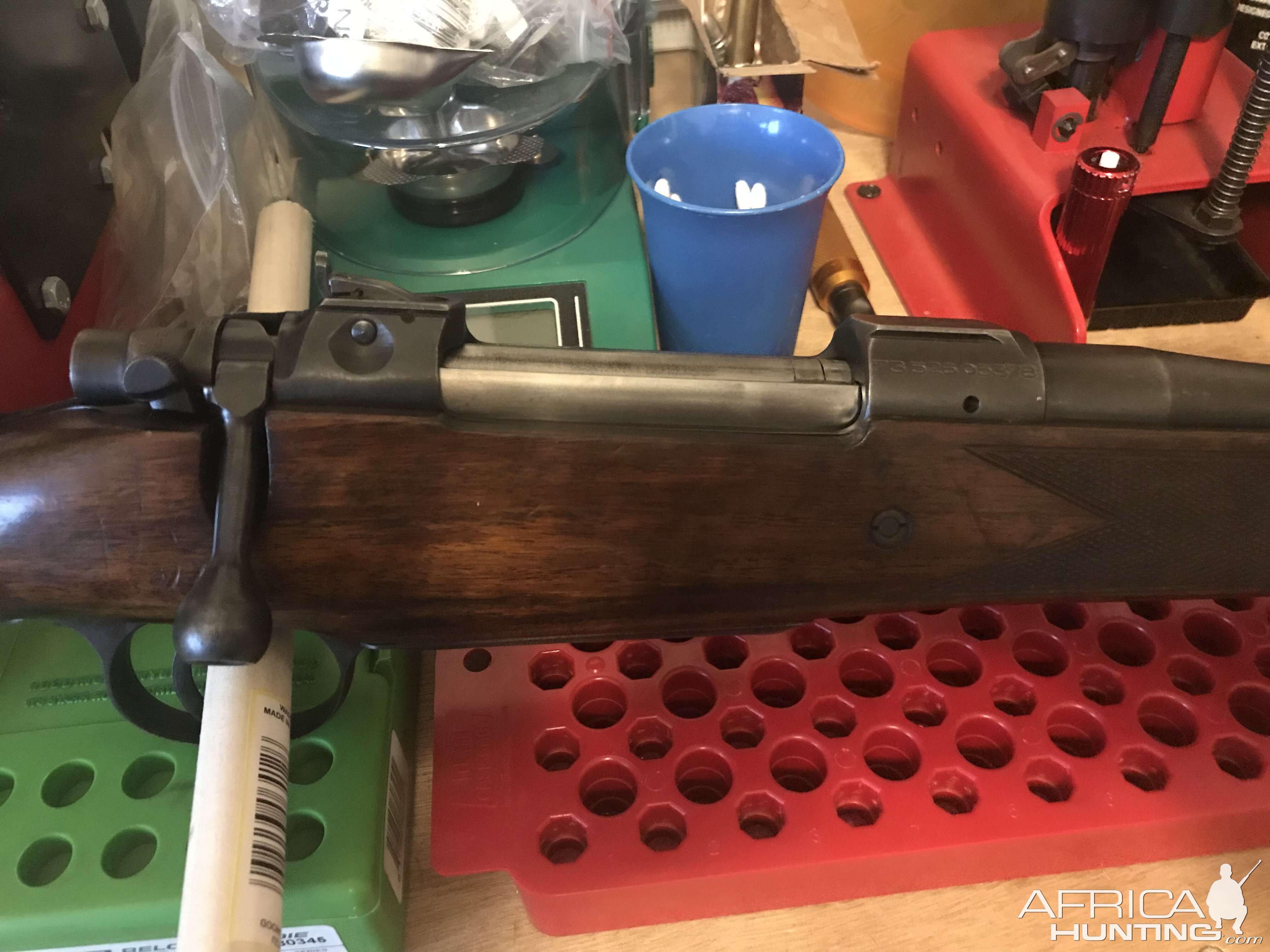 1973 BRNO ZKK 602 458 Win Mag Rifle With Pop Up Peep Site