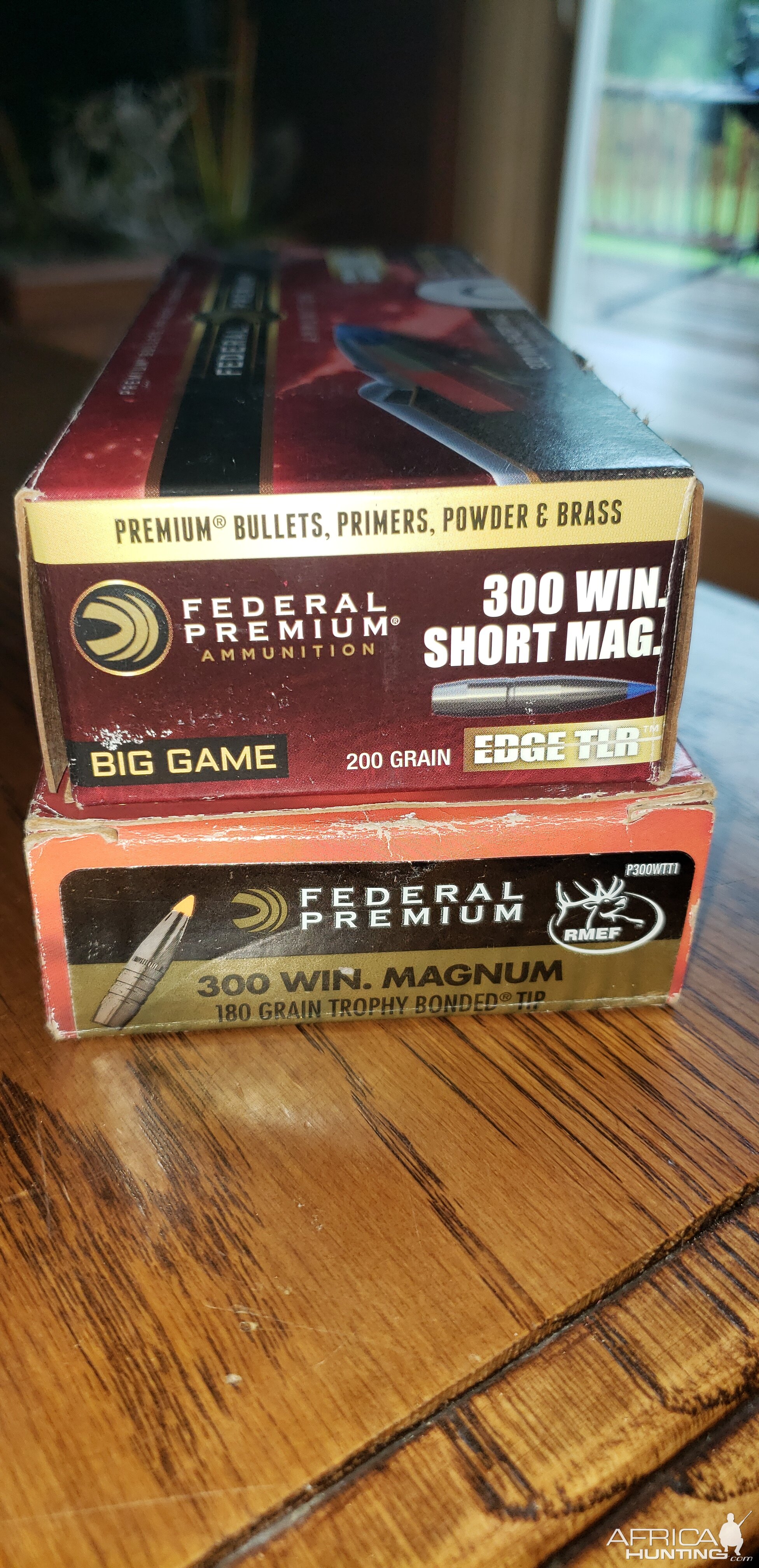 200 Grain Magnum .300 Federal Edge TLR & Federal 180 grain Trophy Bonded .300 Magnum