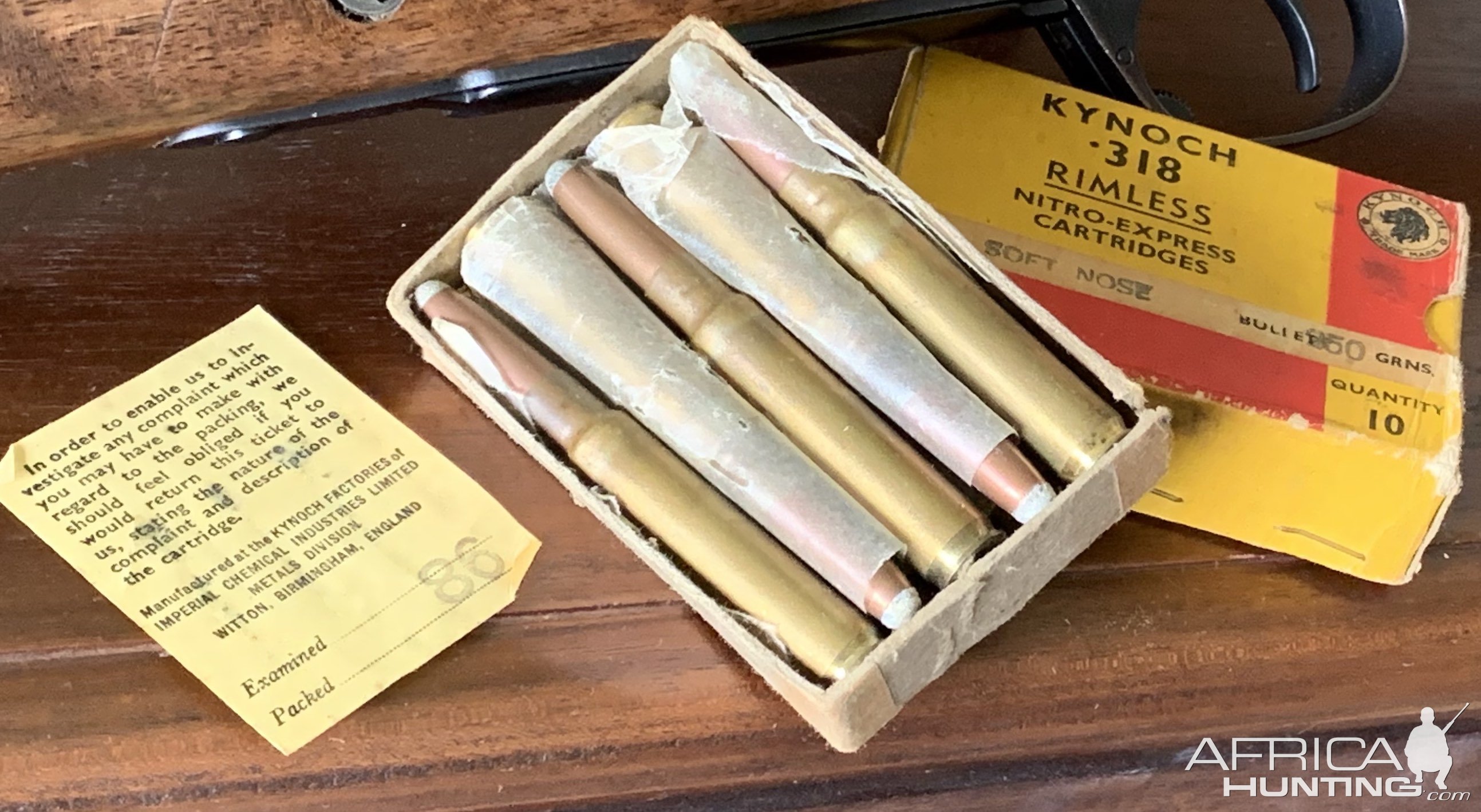 318 Kynoch Ammunition