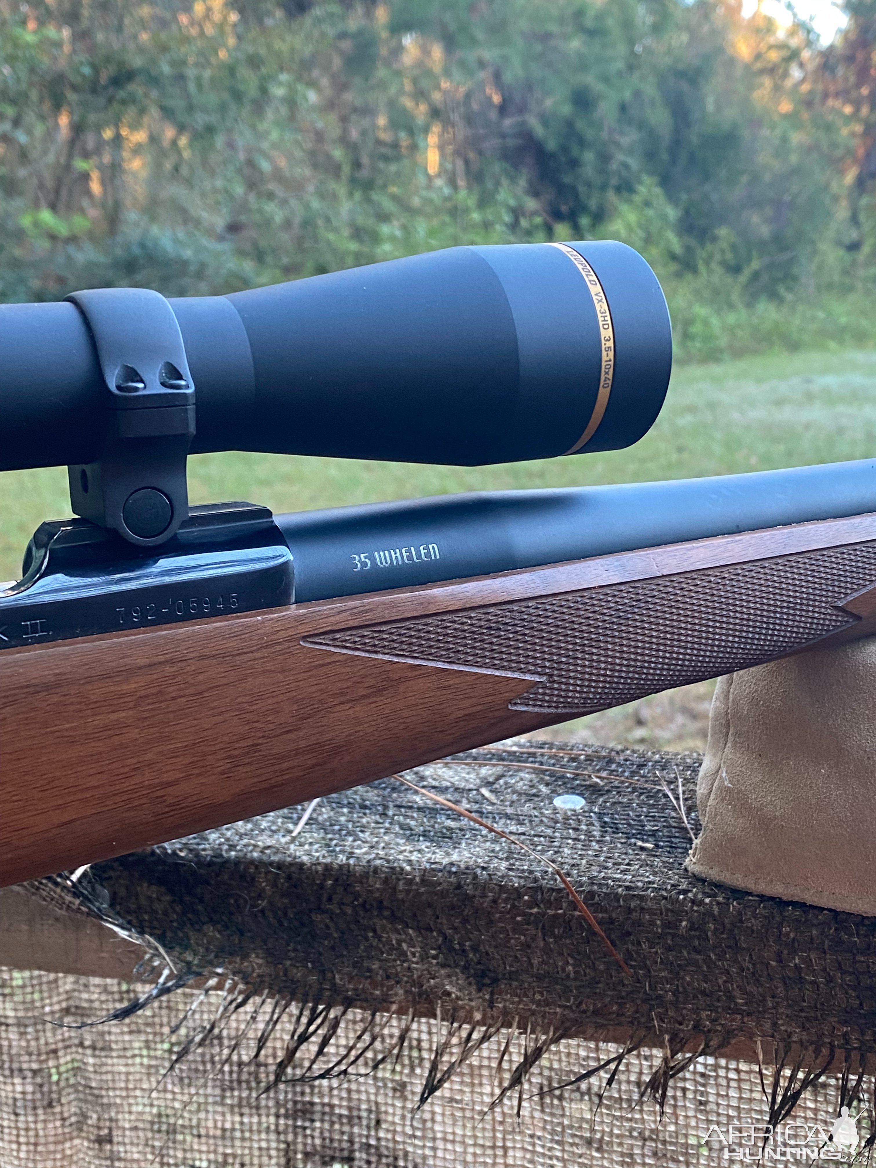 .35 Whelen Hunting Rifle