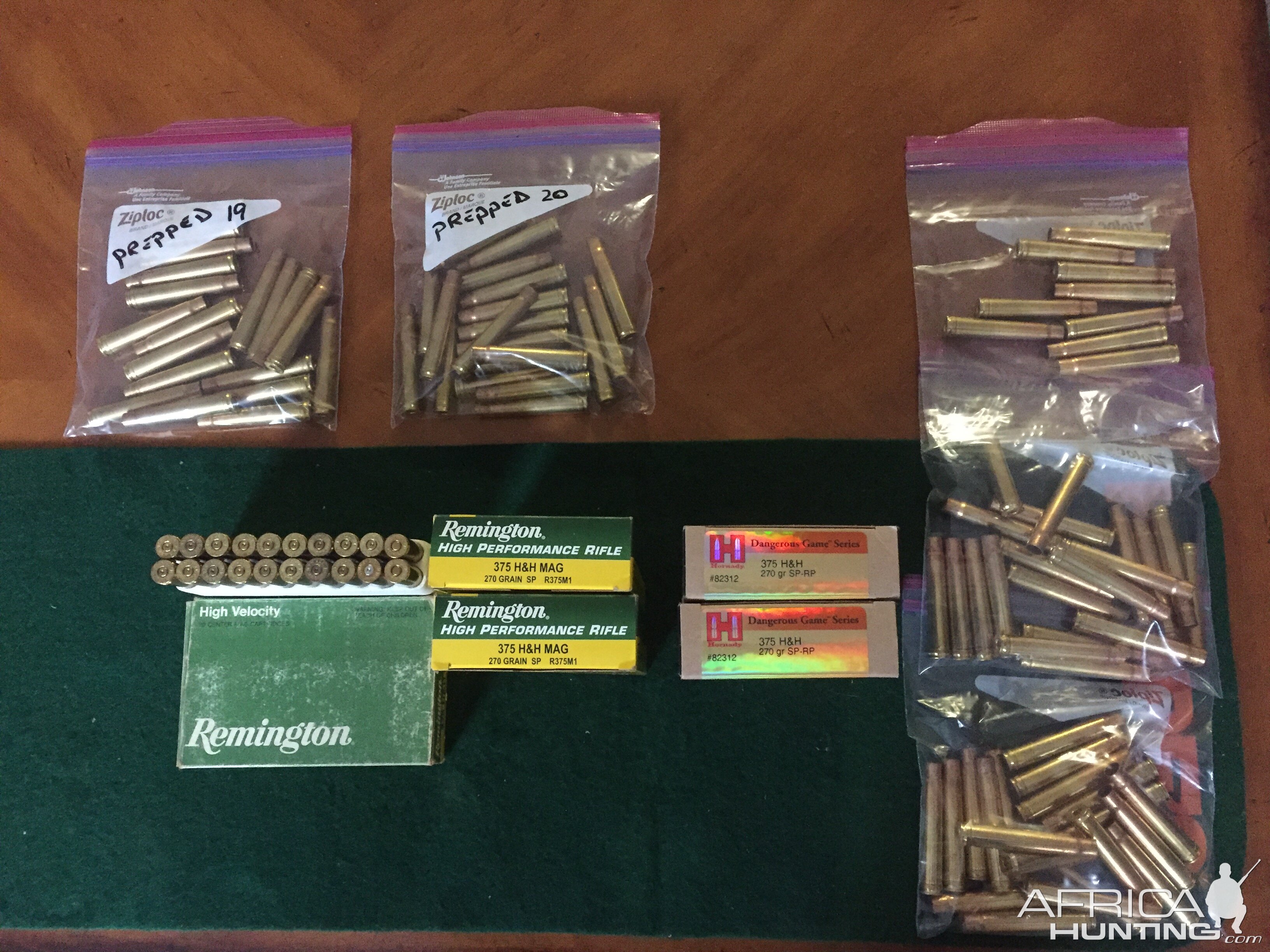 .375 H-H Factory Ammo & Brass