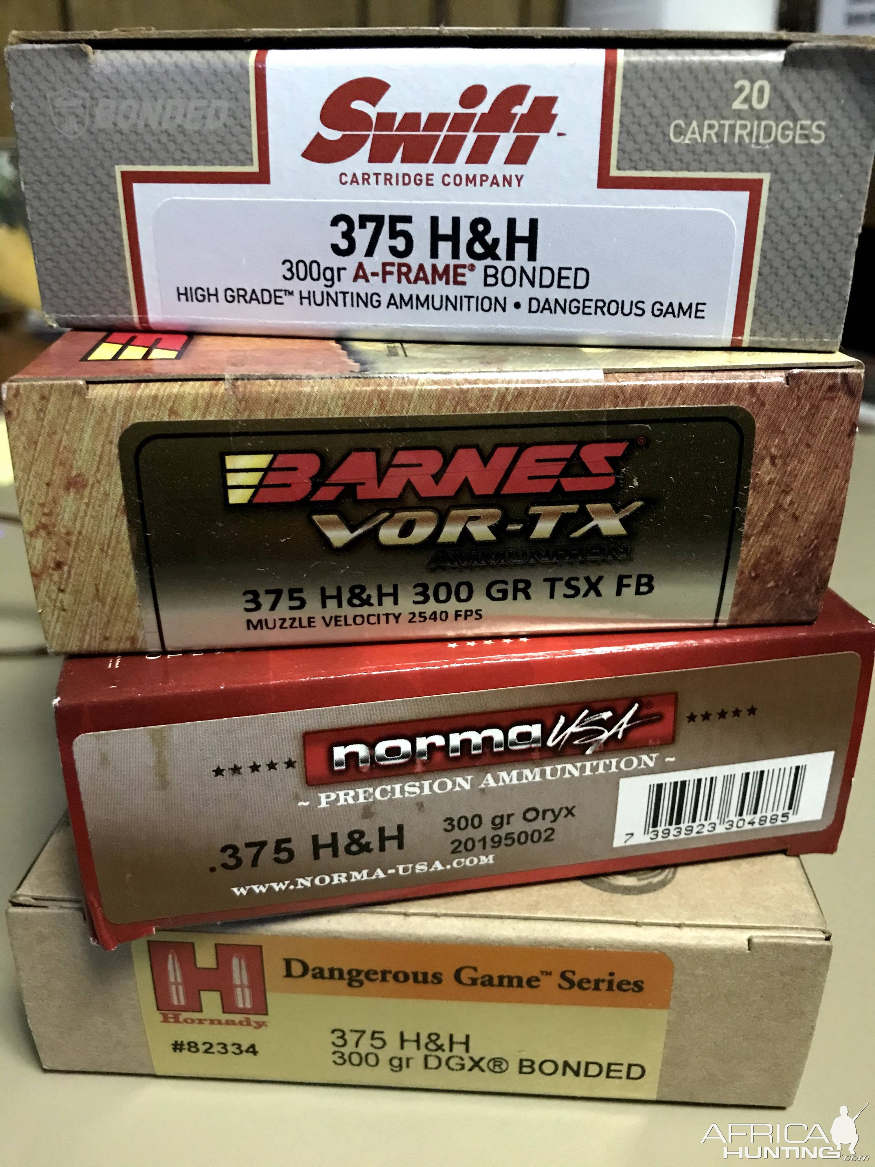 375H&H Load Development Ammo