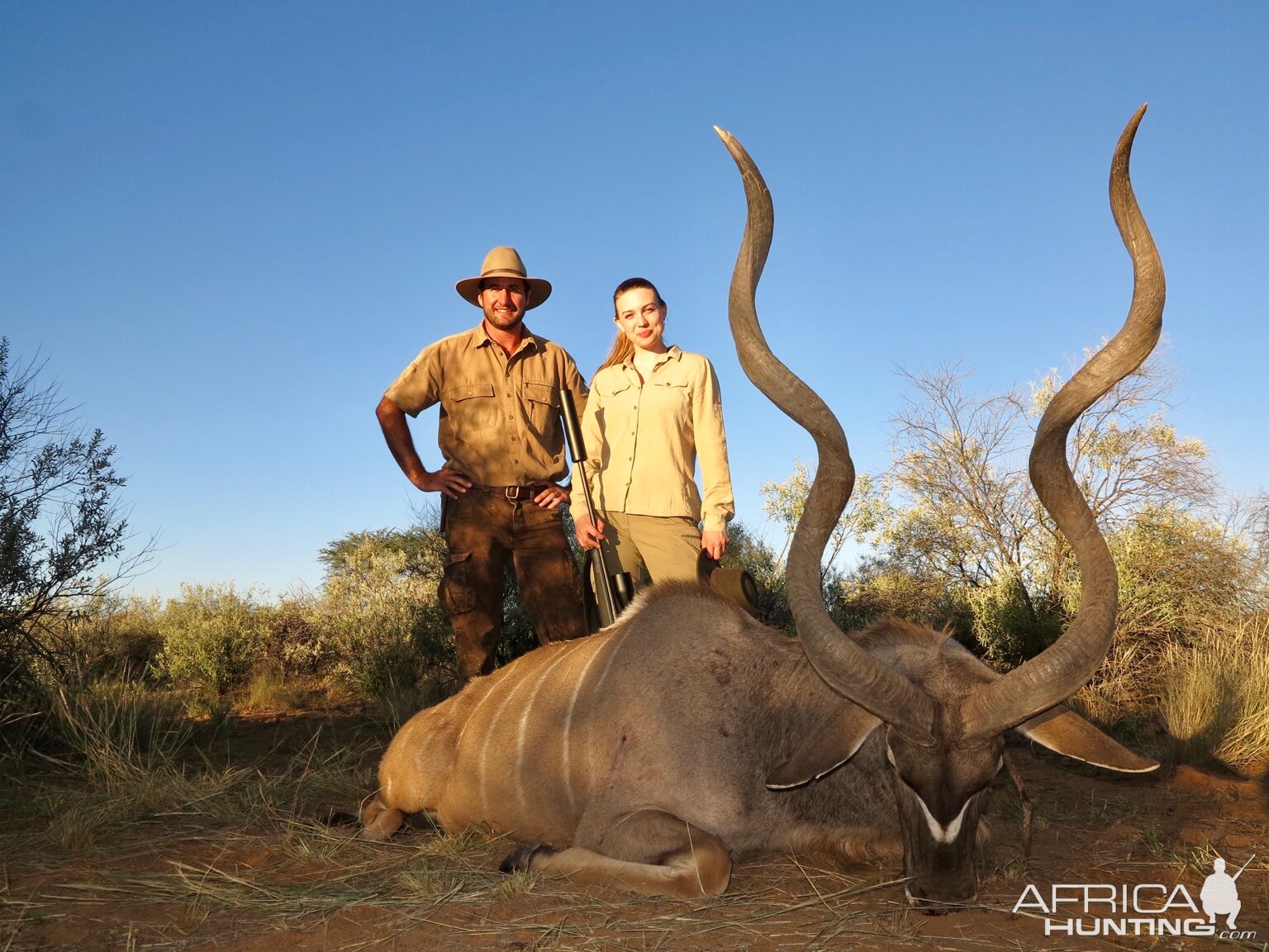 59” Inch Kudu Hunting Namibia