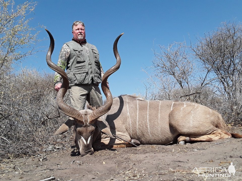 60 Inch Kudu Hunt Botswana