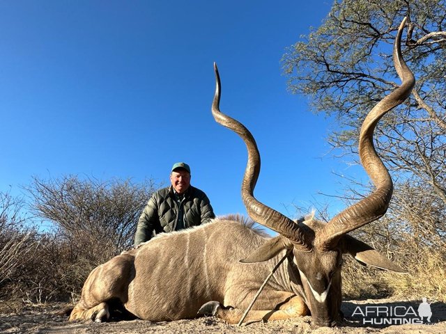 62 Inch Kudu Hunt Botswana