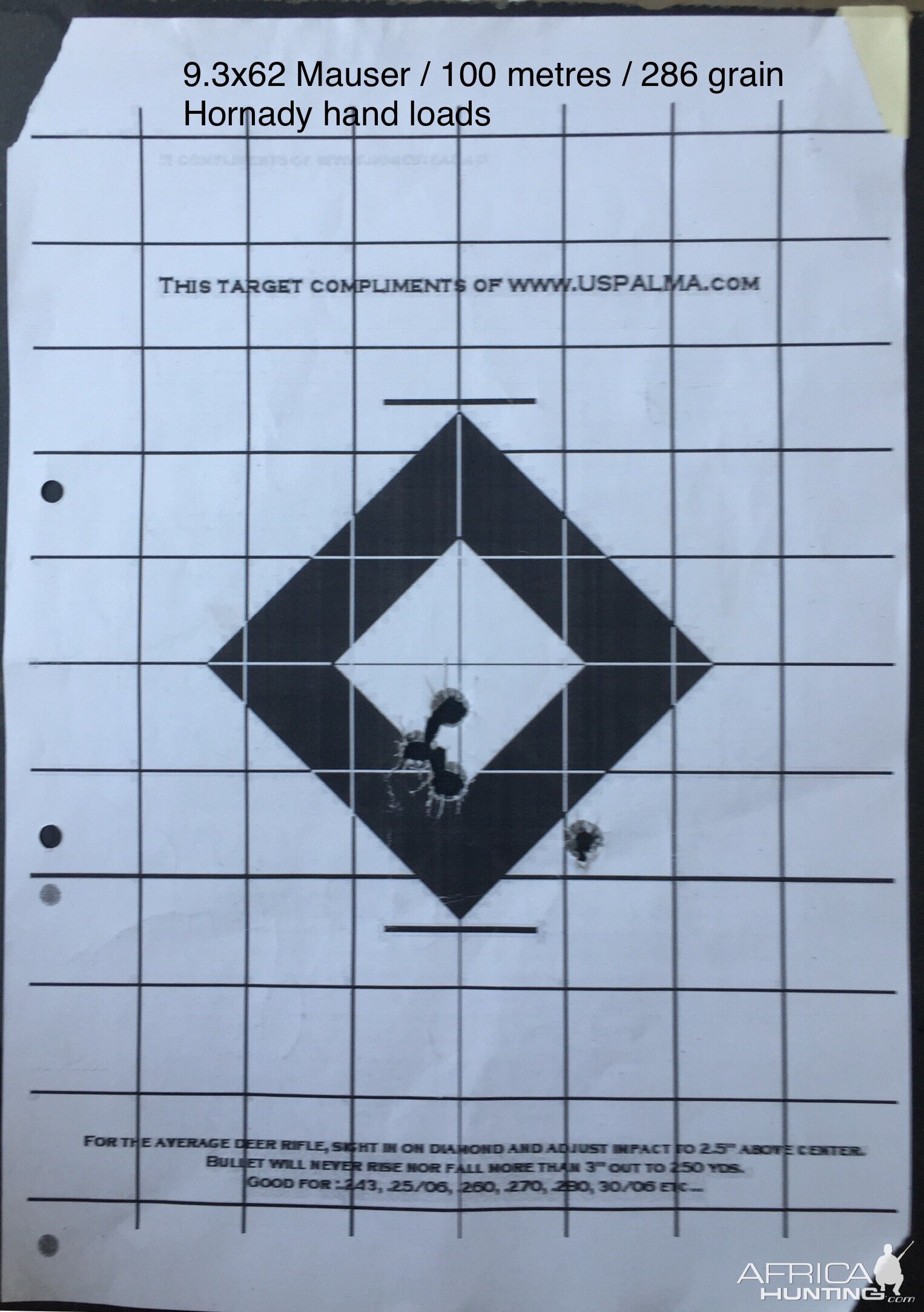 9.3x62 Mauser Range Shots