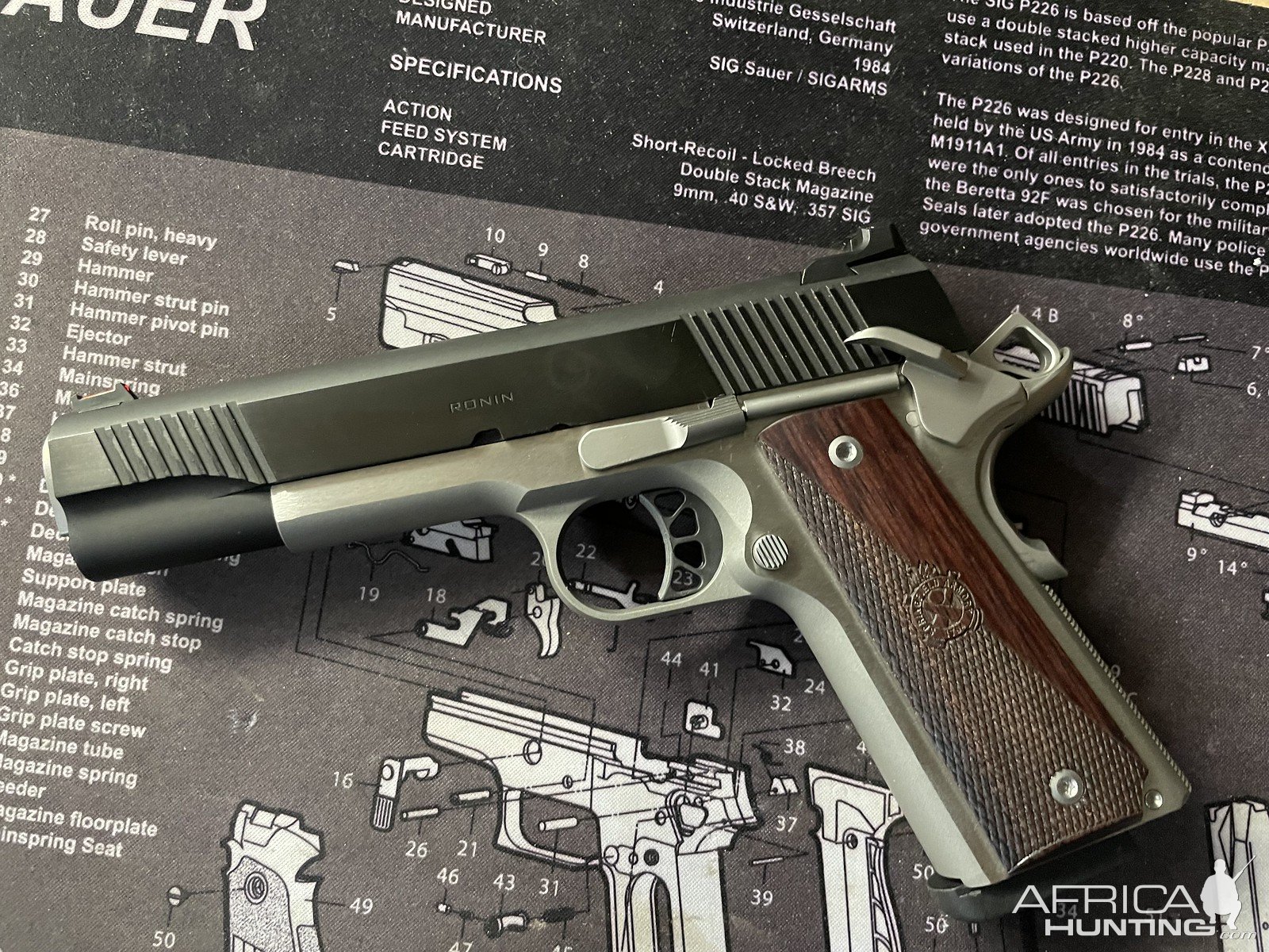 9mm Kimber Ronin 1911 Handgun