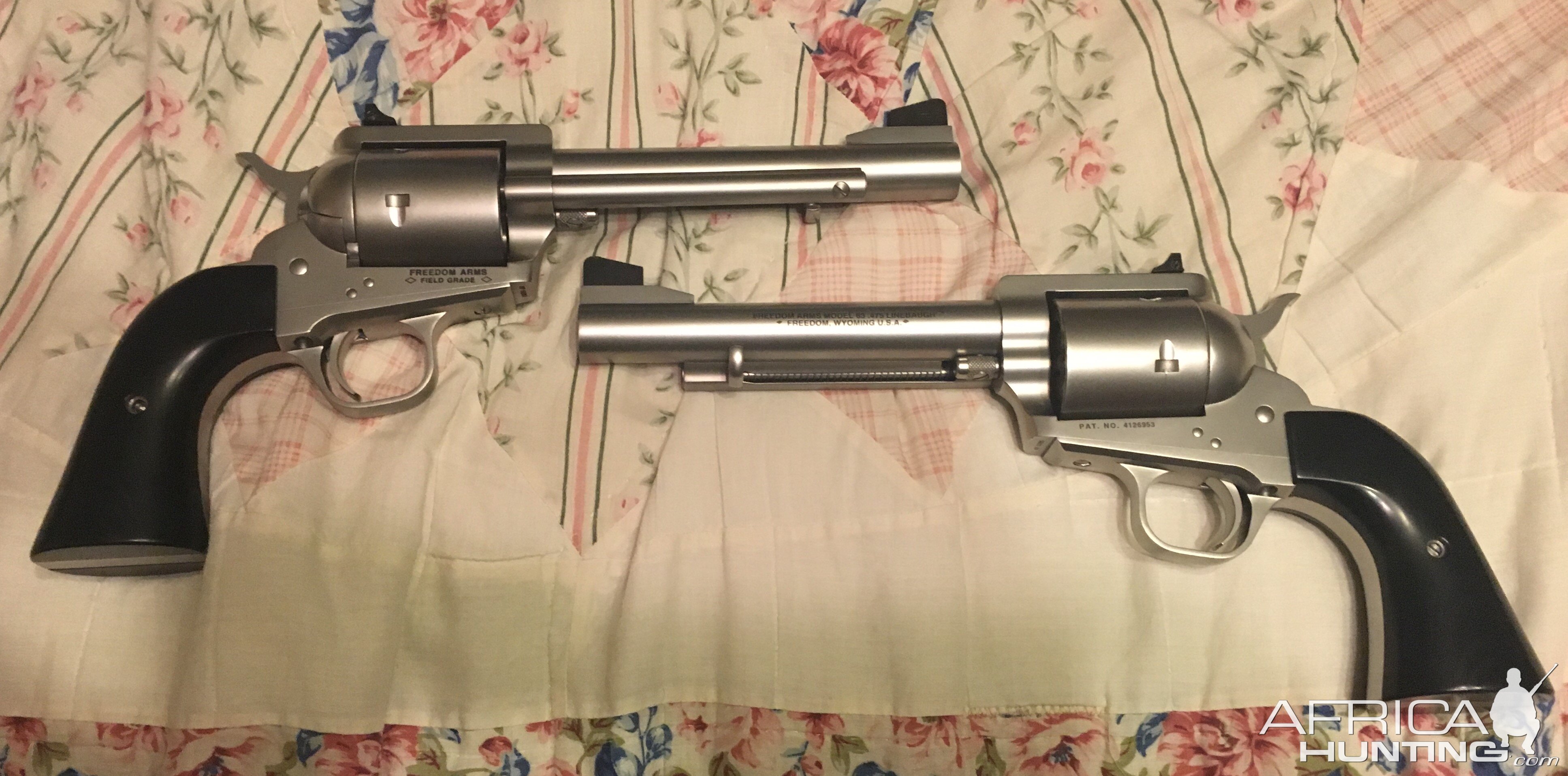 A pair of Freedom Arms revolvers