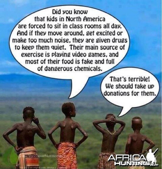 African kids...