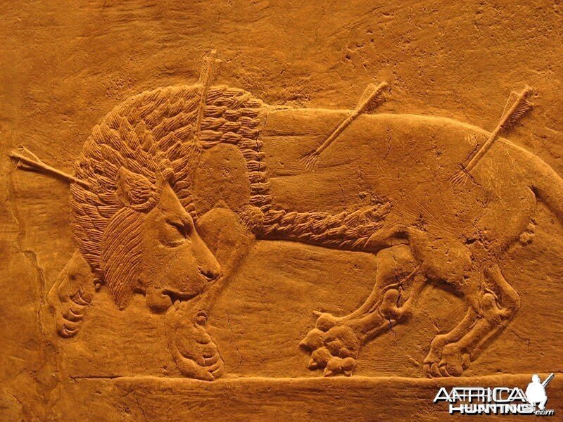 Assyrian Royal Lion Hunt