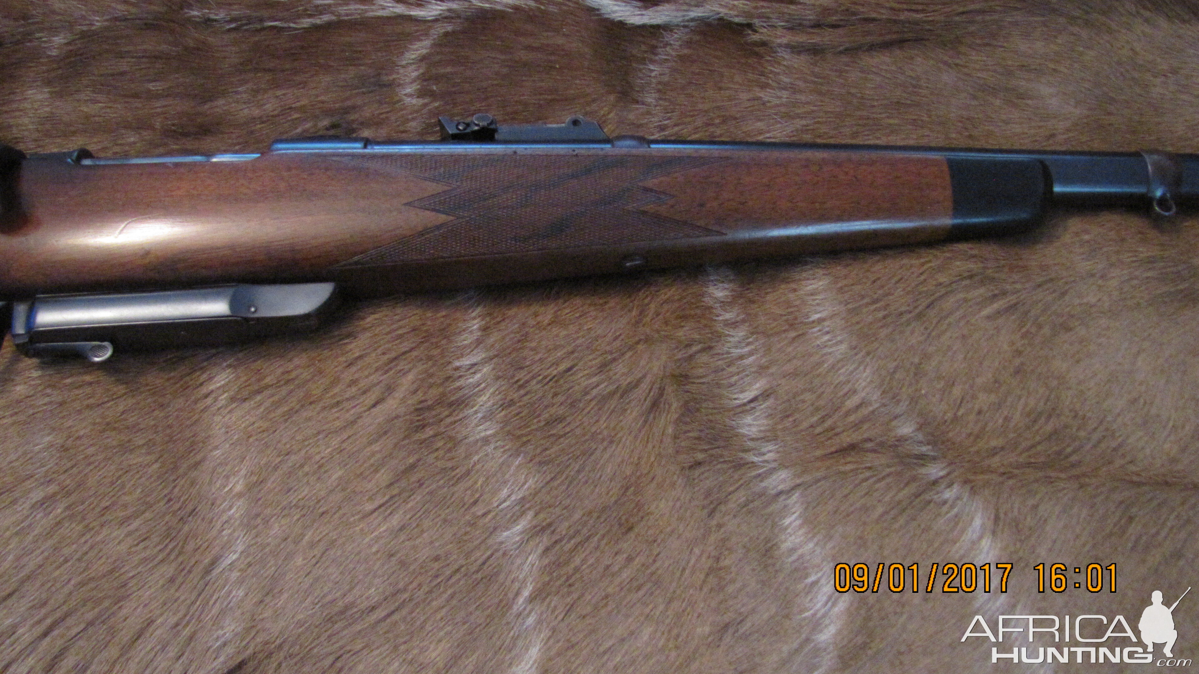 August Schuler Rifle chambered in a 500 Schuler