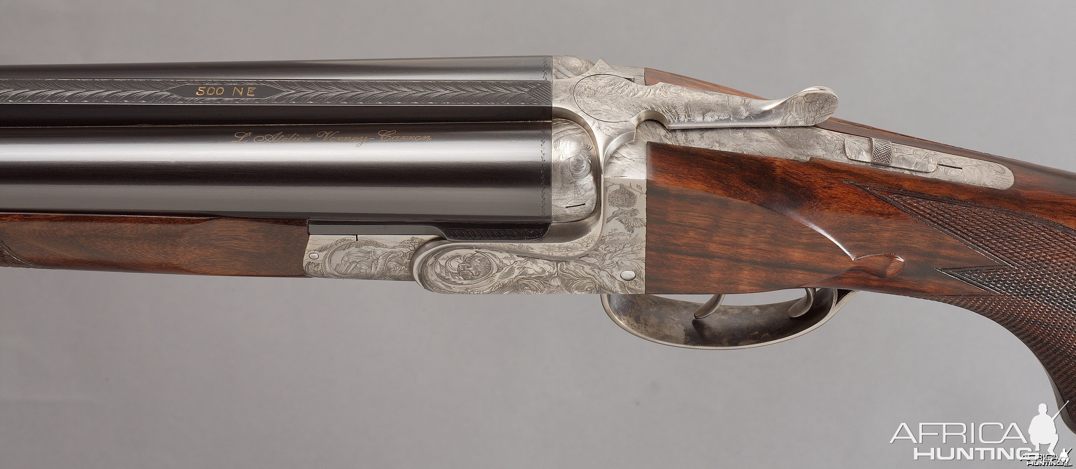 log 60 20 by Eloge Verney with Azur Carron Safari Double Rifle