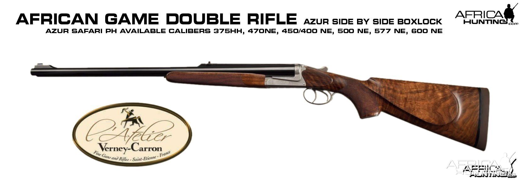 Azur Safari PH Double Rifle by Verney-Carron