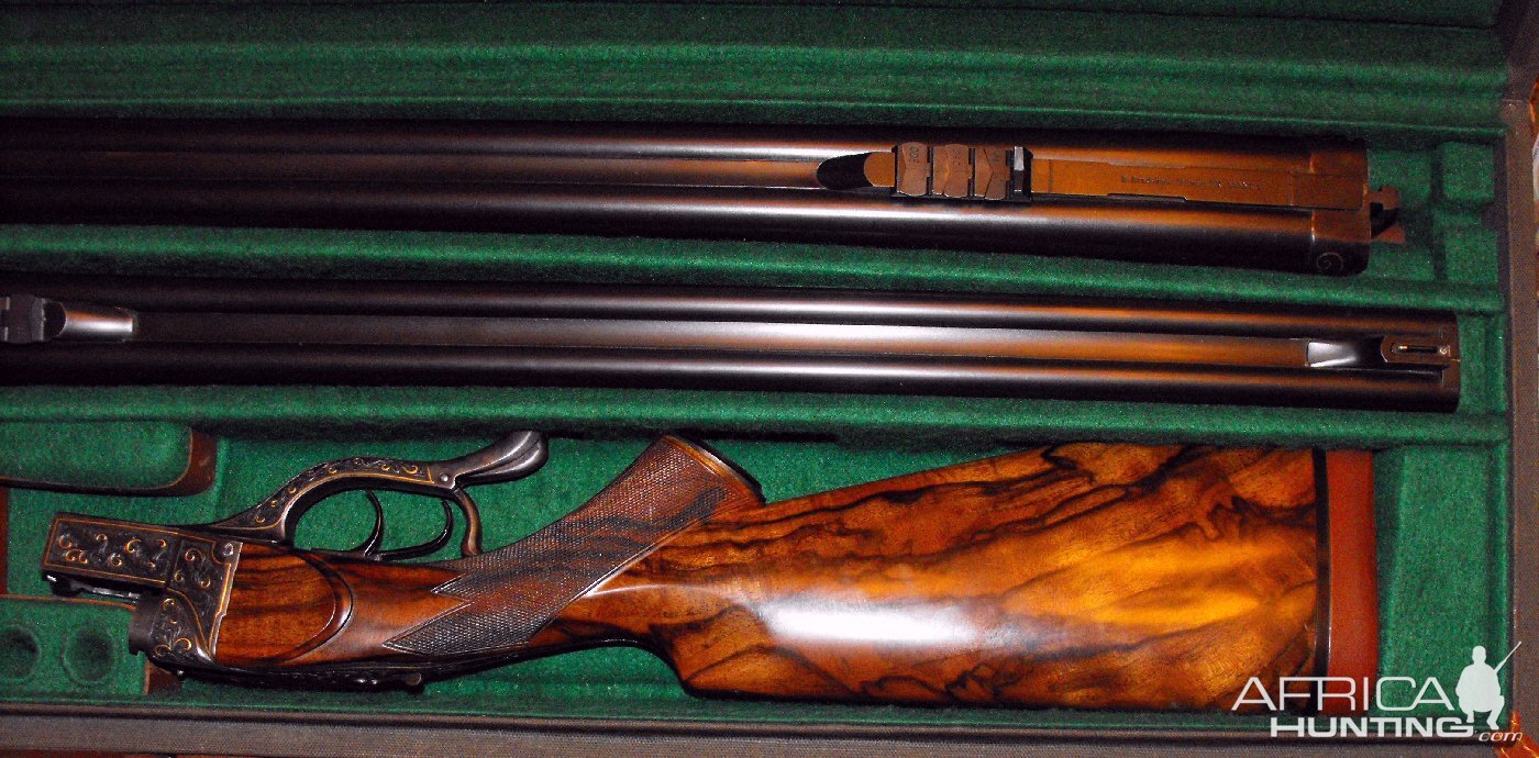 Bailey Bradshaw Rising Block Double Rifle 500ne & 450-400ne