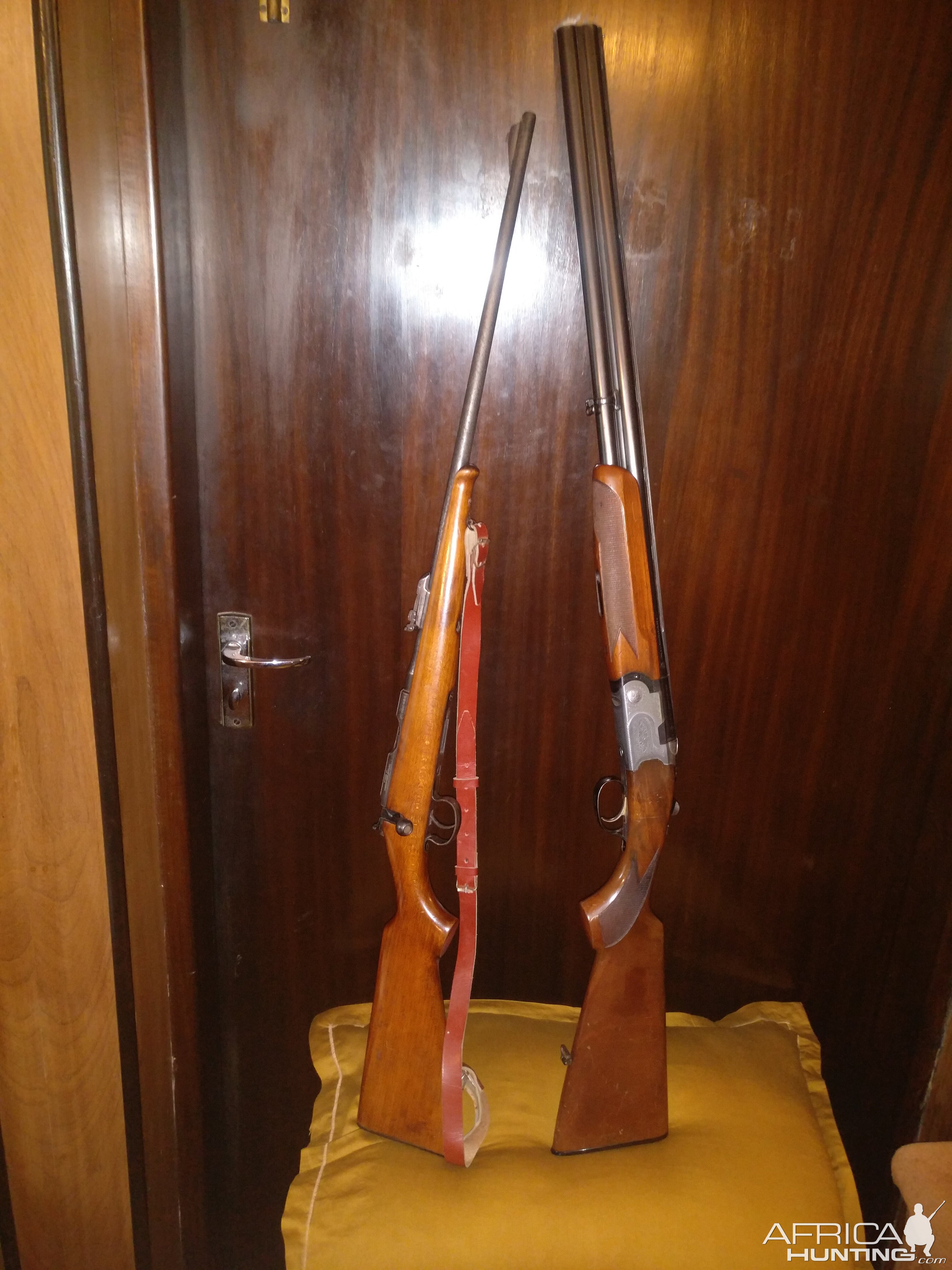 Belgian two two auto loading rifle & ISSC Austrian bolt Rifle in Magnum two two calibre