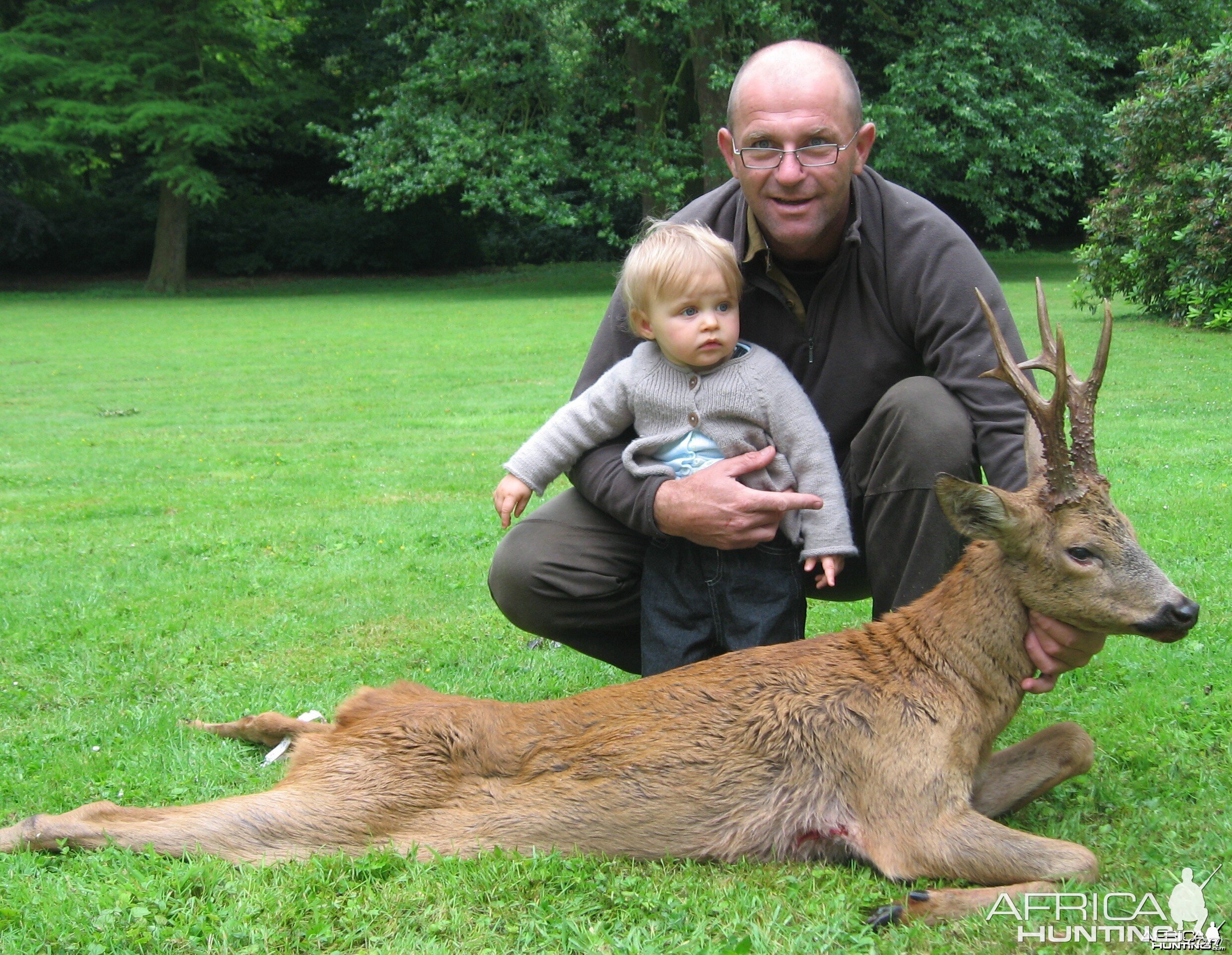Big roe deer on my first father's day