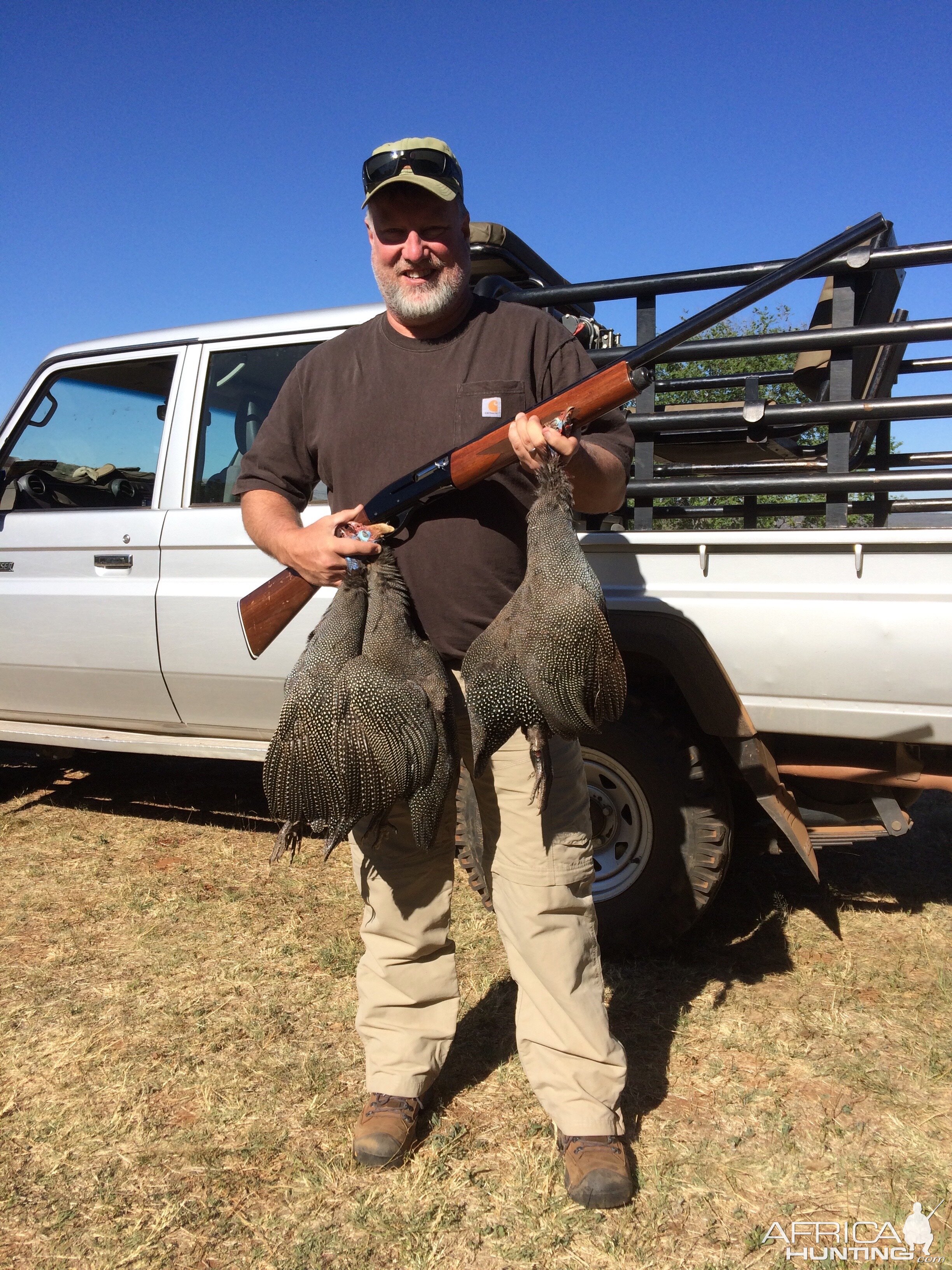 Bird Hunting Guineafowl in South Africa