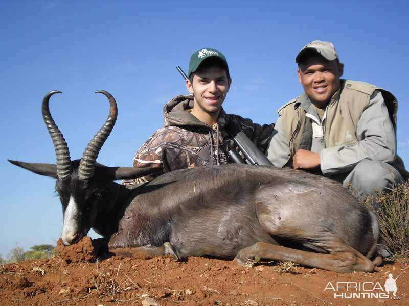 Black Springbok hunt with Wintershoek Johnny Vivier Safaris