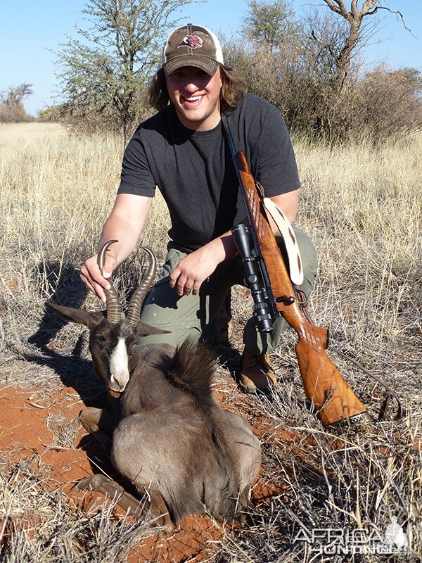 Black Springbok hunt with Wintershoek Johnny Vivier Safaris