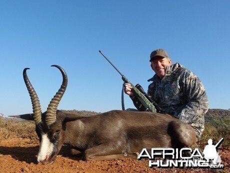 Black Springbok hunt with Wintershoek Johnny Vivier Safaris