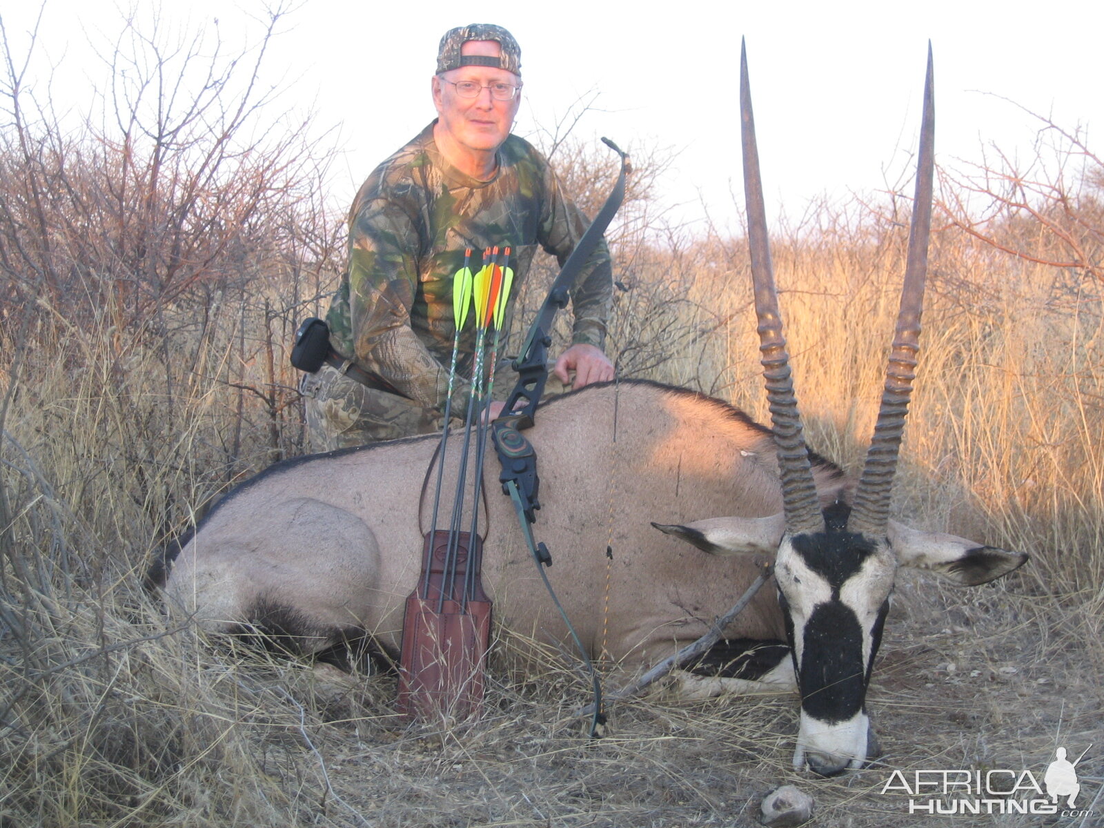 Bowhunting Gemsbok in Namibia