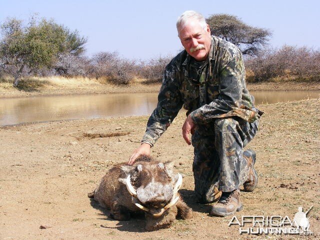 Bowhunting Warthog in Namibia