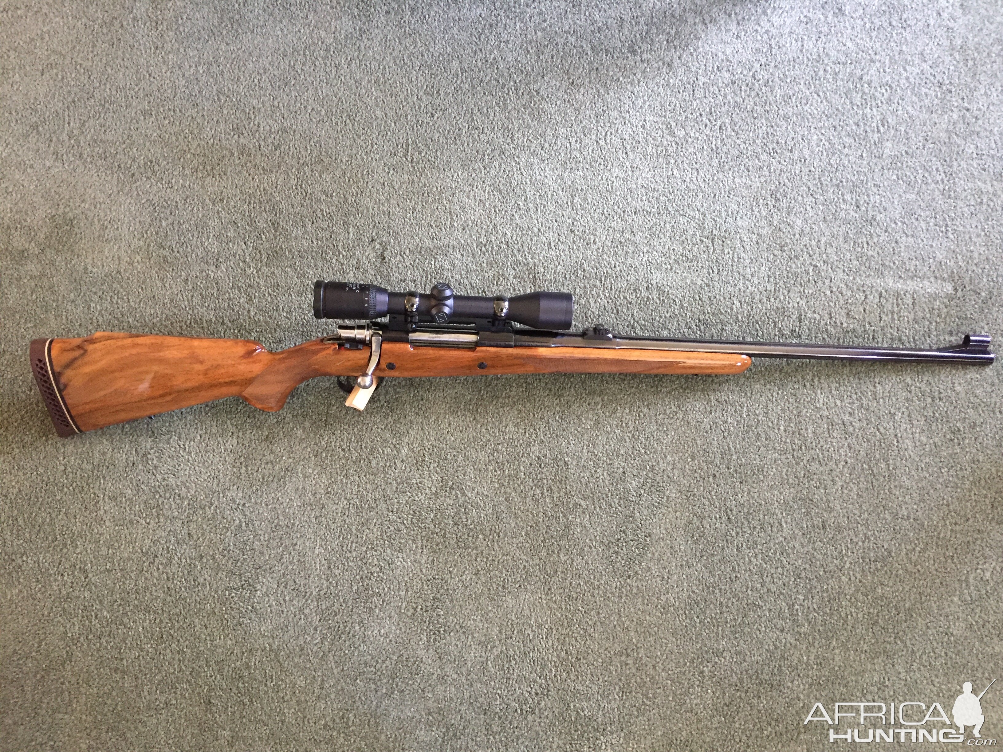 Browning Safari .338 Winchester Magnum Rifle with Zeiss 3 x 9 Scope