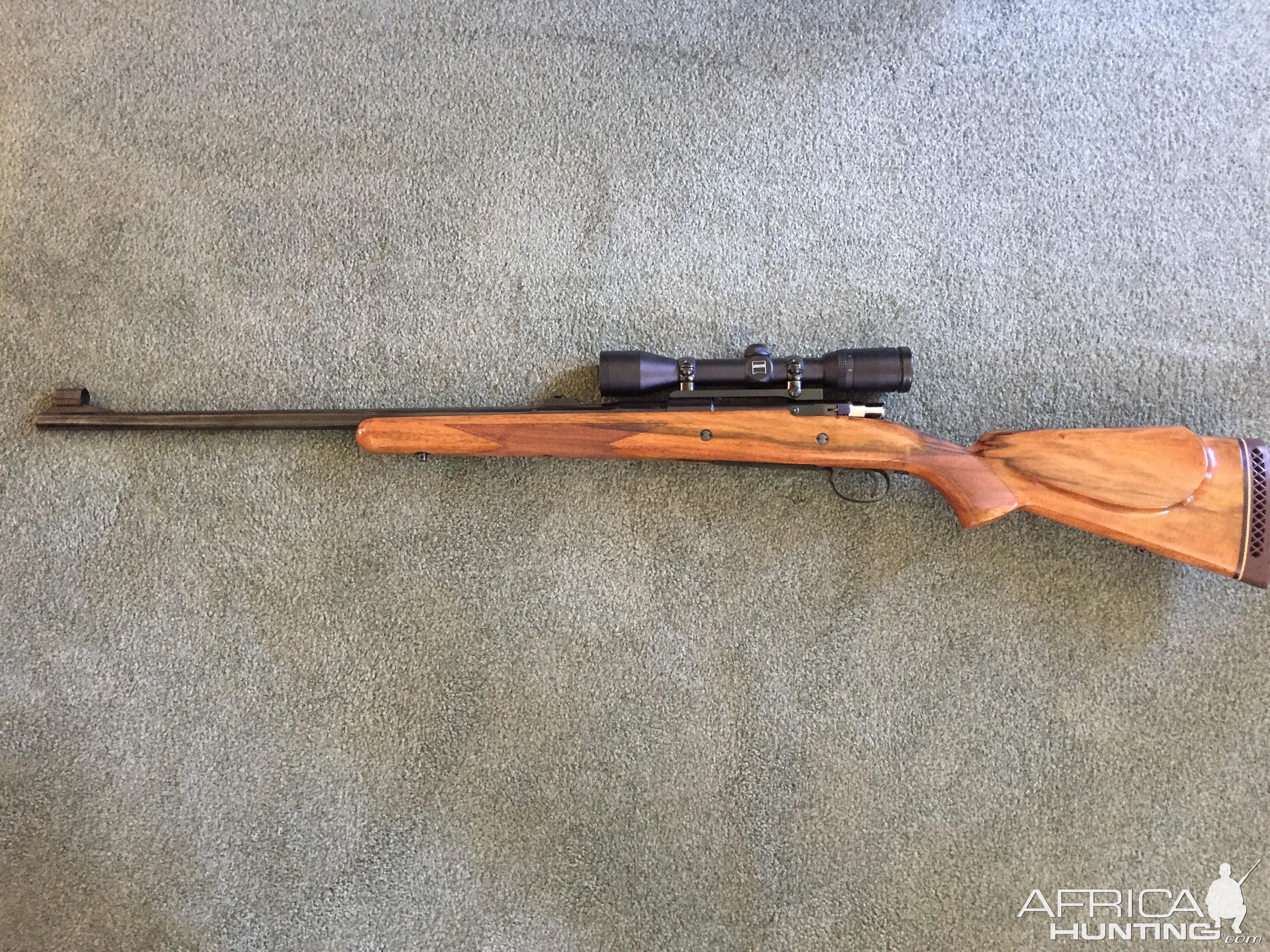 Browning Safari .338 Winchester Magnum Rifle with Zeiss 3 x 9 Scope