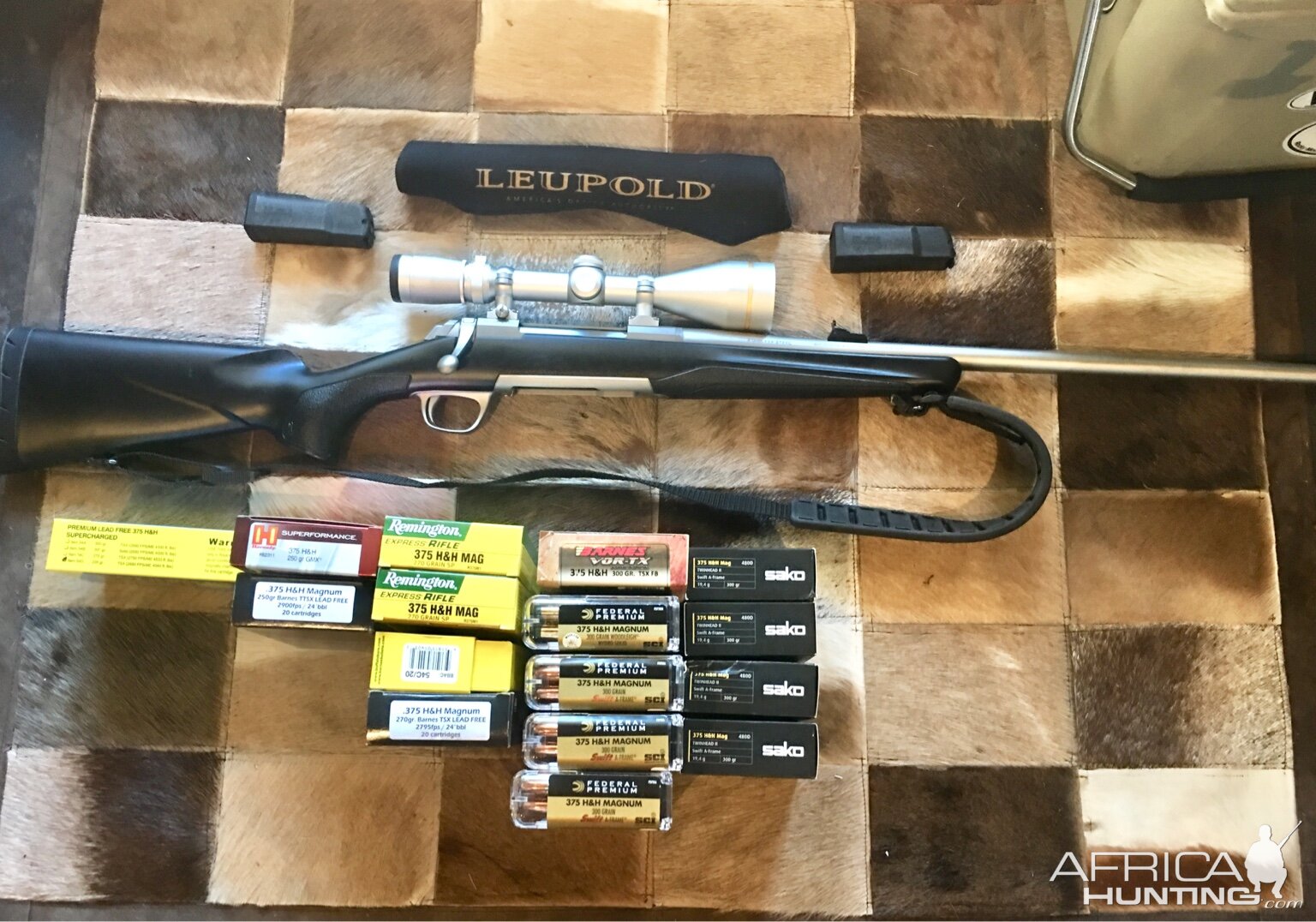 Browning X-Bolt 375 H&H Rifle