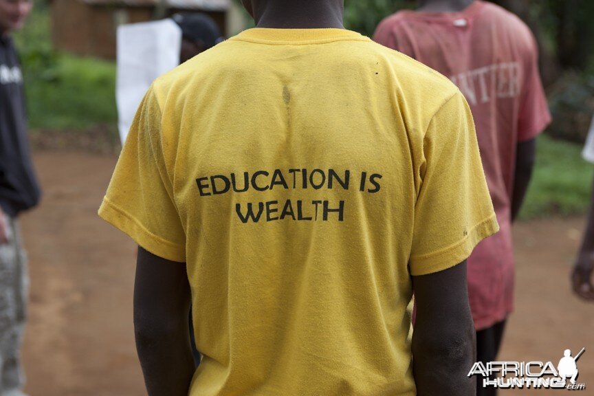 Bugala Education Is Wealth Tshirt, Uganda