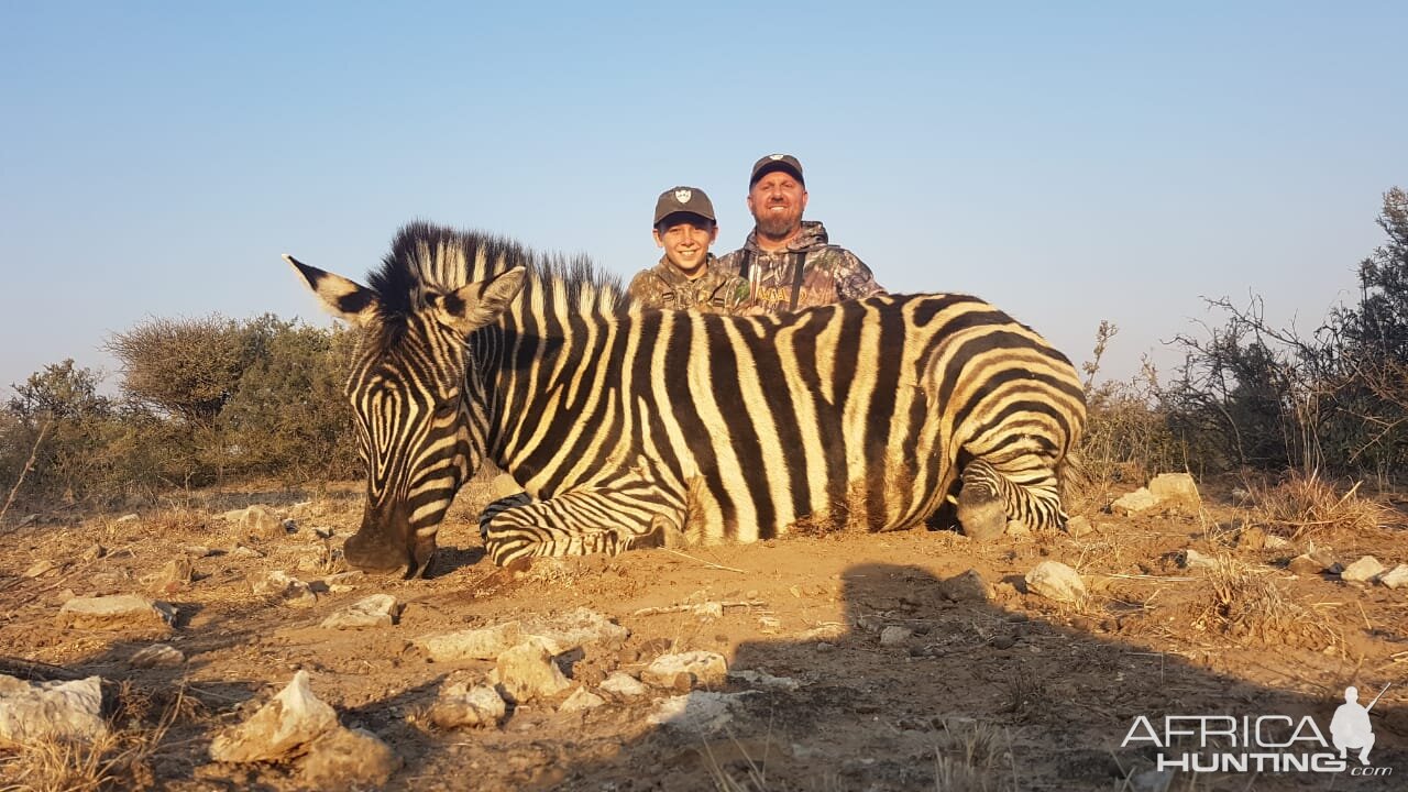 Burchell's Plain Zebra Bow Hunt South Africa