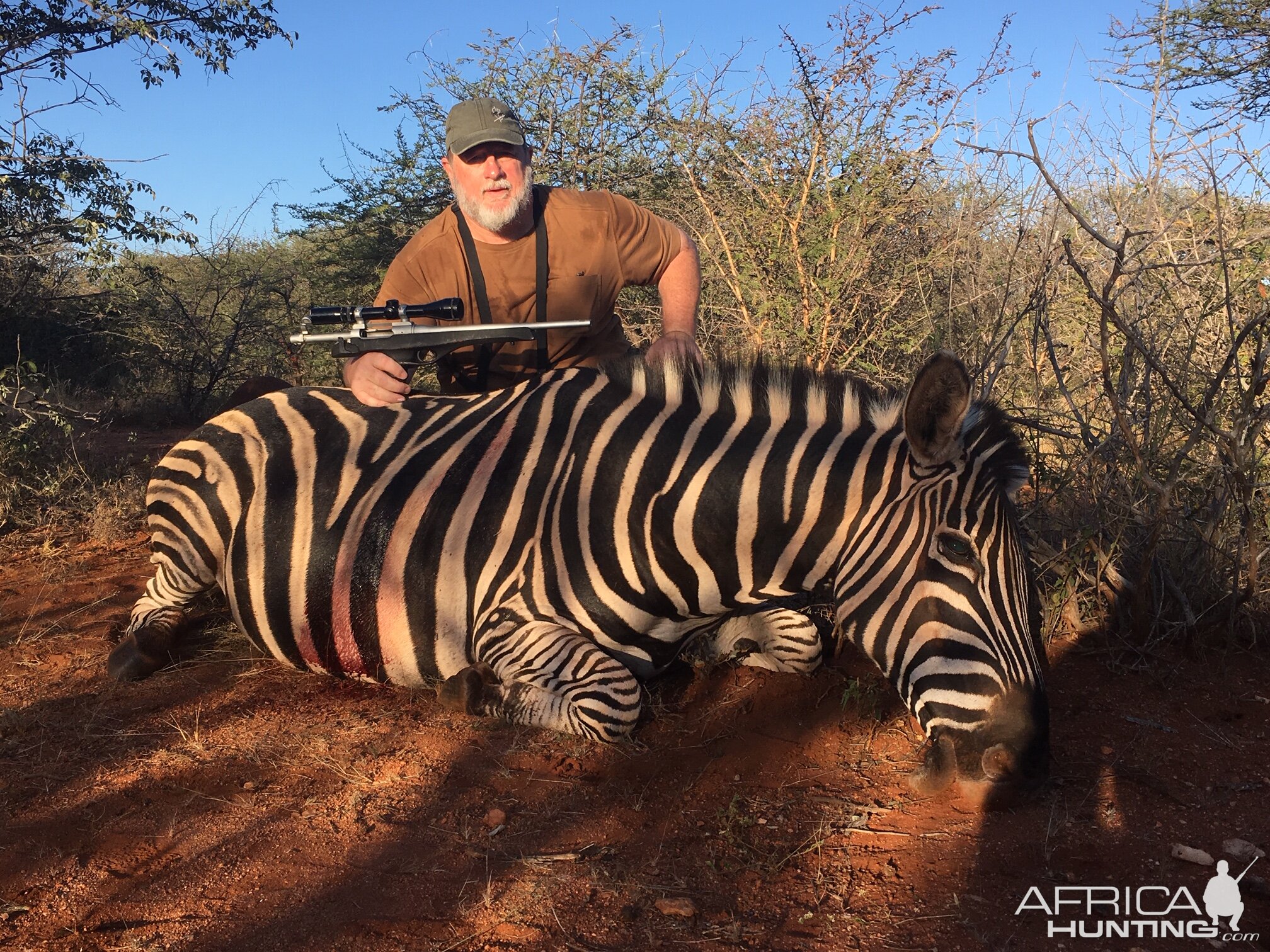 Burchell's Plain Zebra Handgun Hunting South Africa