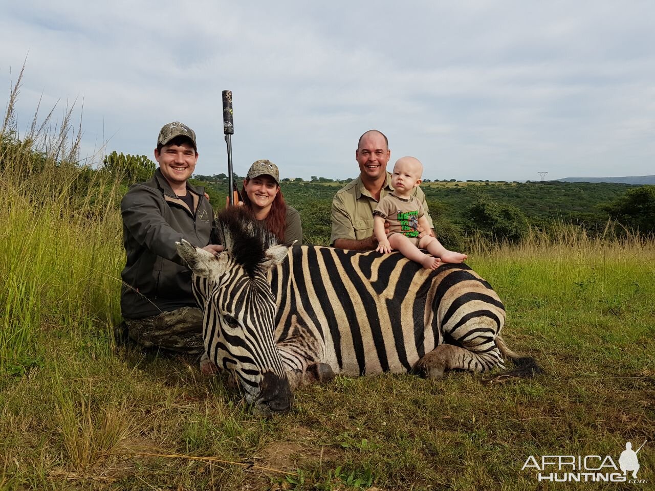 Burchell's Plain Zebra Hunting South Africa