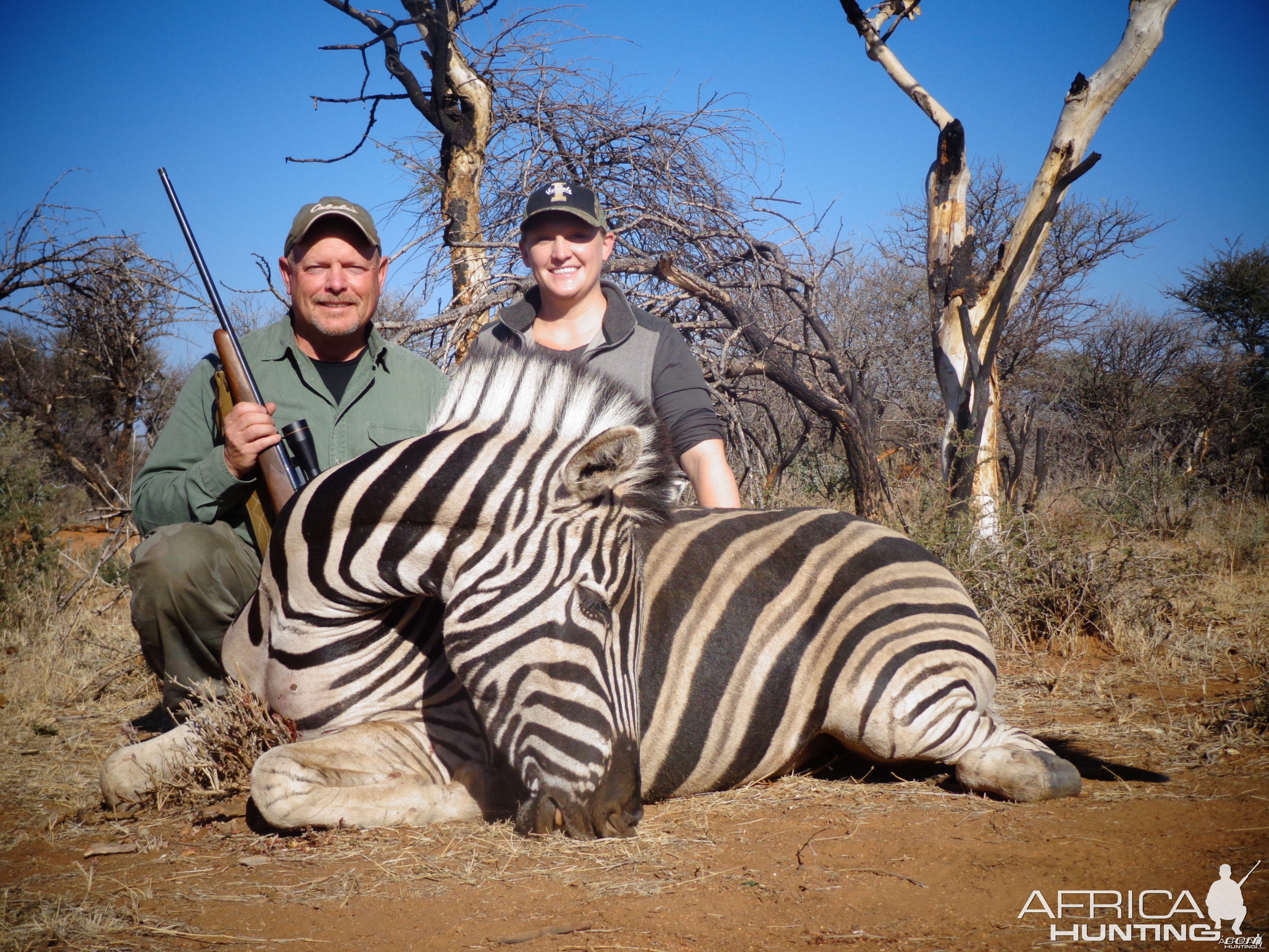 Burchell's Zebra hunted with Ozondjahe Hunting Safaris in Namibia