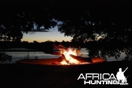 Campfire on the Limpopo River