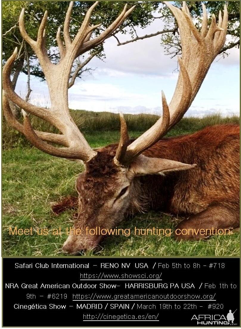 Caza y Safaris Argentina - Hope to seeing you soon at the following hunting shows!