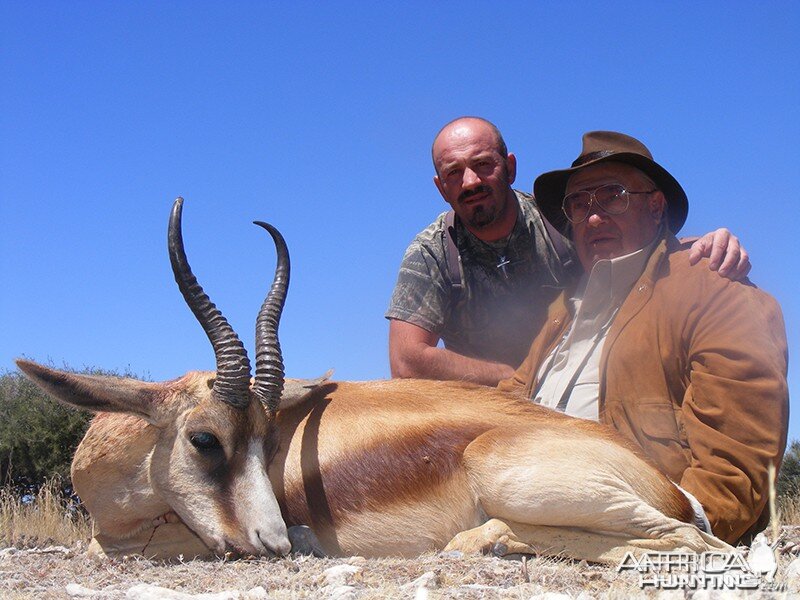 Copper Springbok hunt with Wintershoek Johnny Vivier Safaris