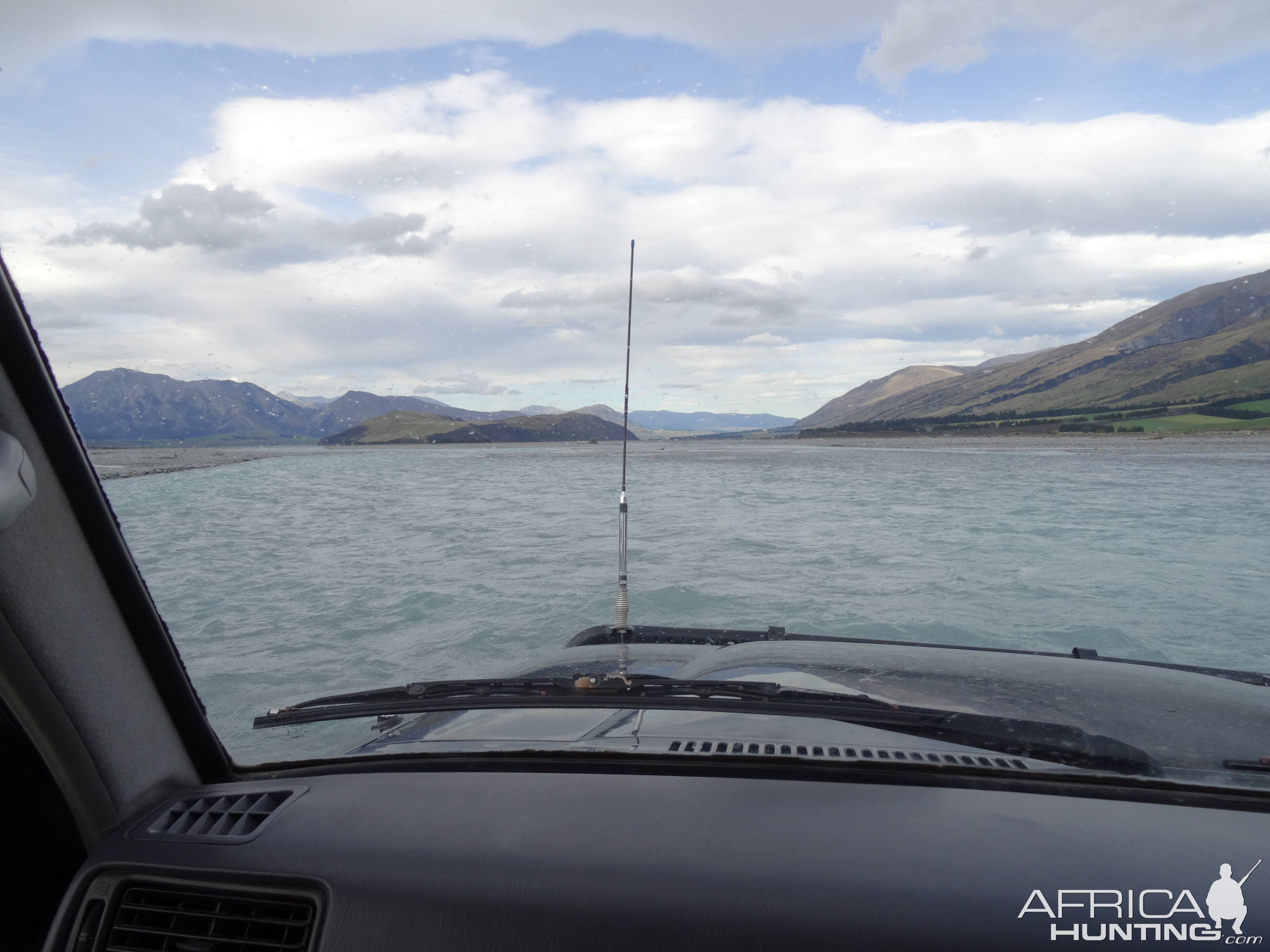 Crossing the Rakaia River