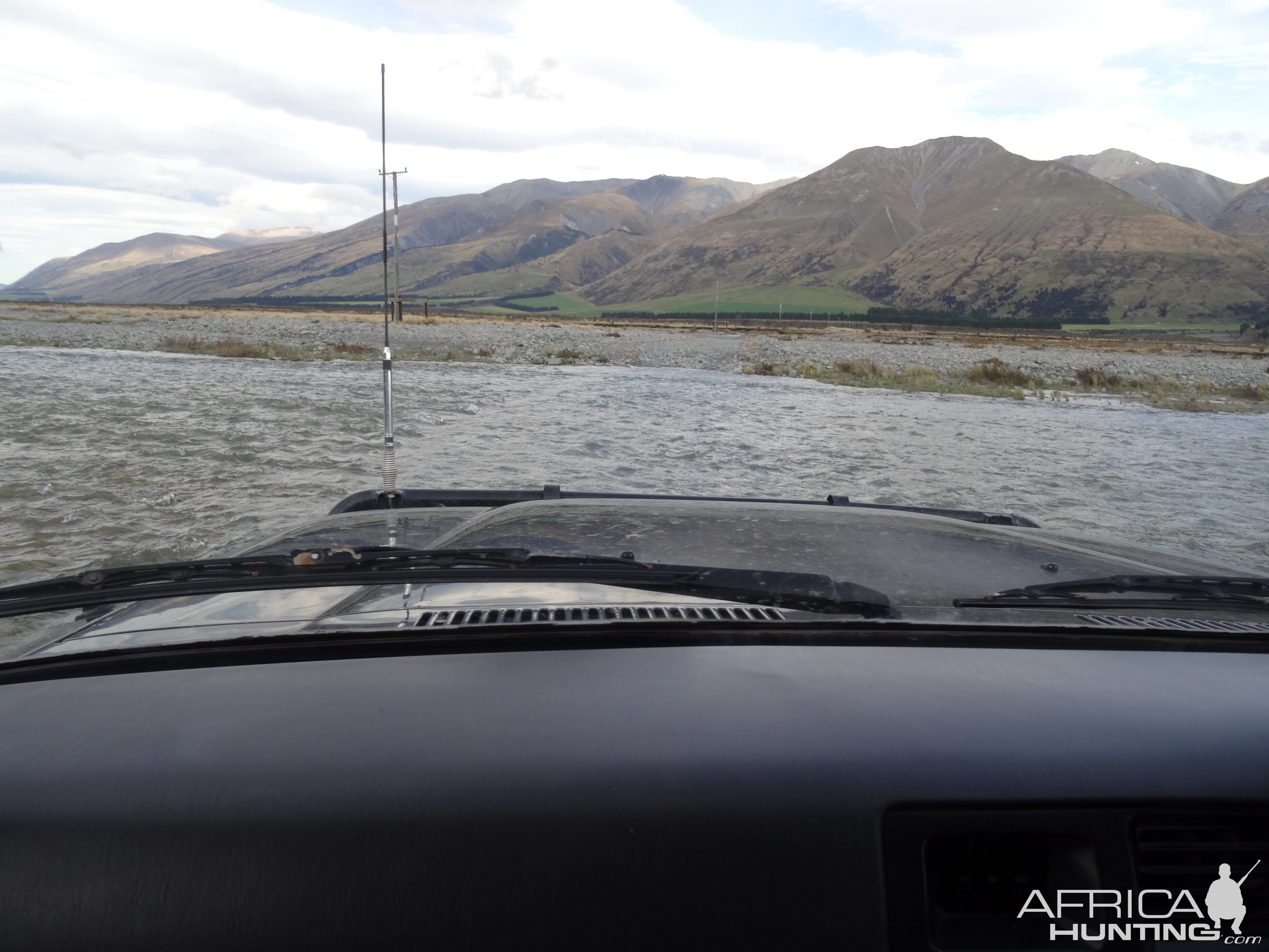 Crossing the Rakaia River