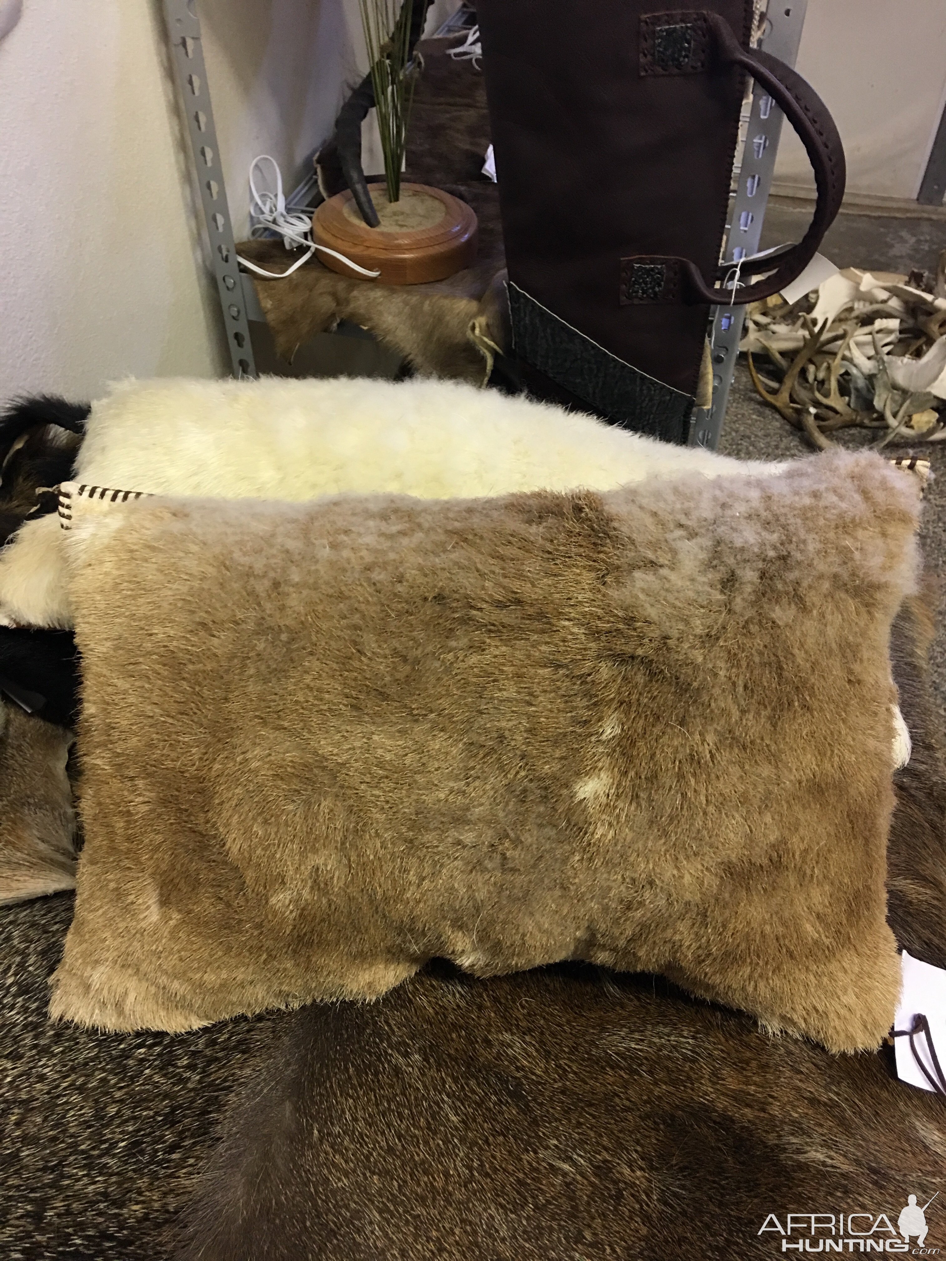 Cushions made from Backskin