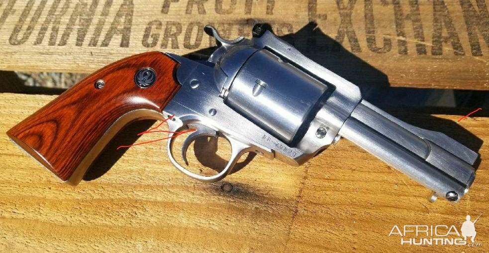 Custom Bisley .480 with 3.5" barrel Revolver